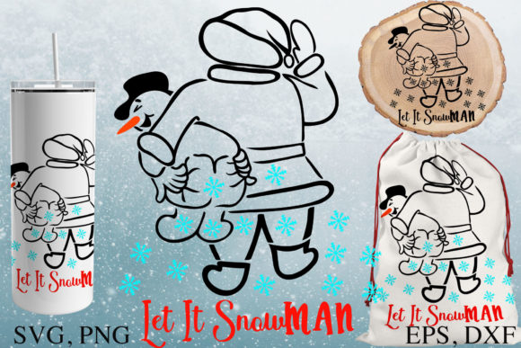 Christmas Snowman SVG Let It SnowMan Graphics and Crafts Review