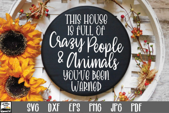 Crazy People and Animals SVG File Graphics