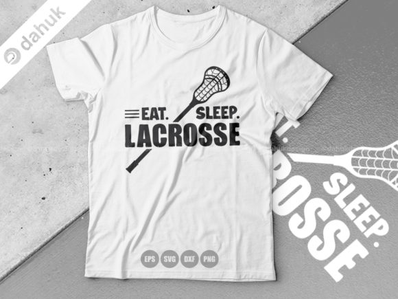 Eat Sleep LacrosseSvg, Lacrosse Design, Graphics and Crafts