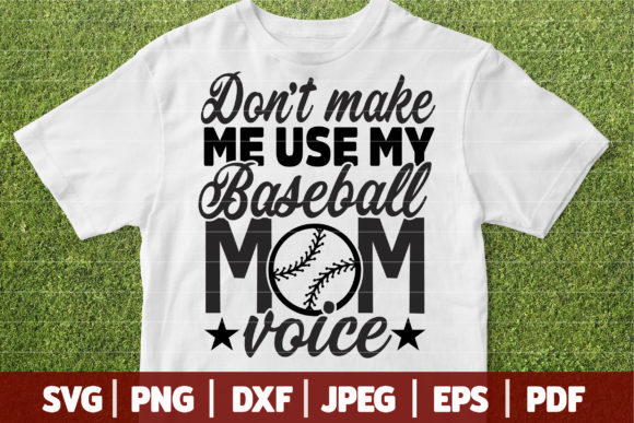 Funny Baseball Mom SVG Cut File for Graphics and Crafts
