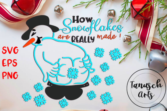 How Snowflakes Are Really Made SVG for Crafts and Graphics
