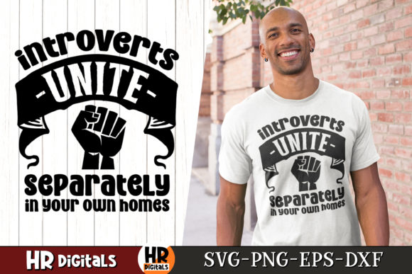 Introverts Unite Funny Sarcastic Saying Graphics for Crafts