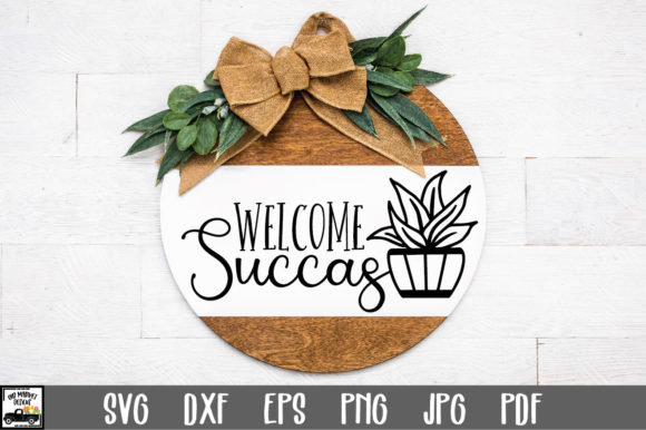 Welcome Succas SVG File: A Fresh Graphic for Crafts and Blogs